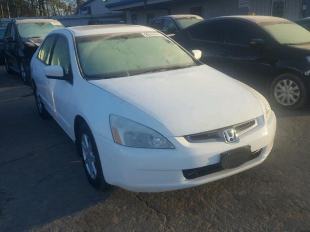 1HGCM66824A053429 - 2004 HONDA ACCORD EX WHITE photo 1