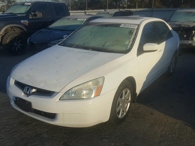 1HGCM66824A053429 - 2004 HONDA ACCORD EX WHITE photo 2