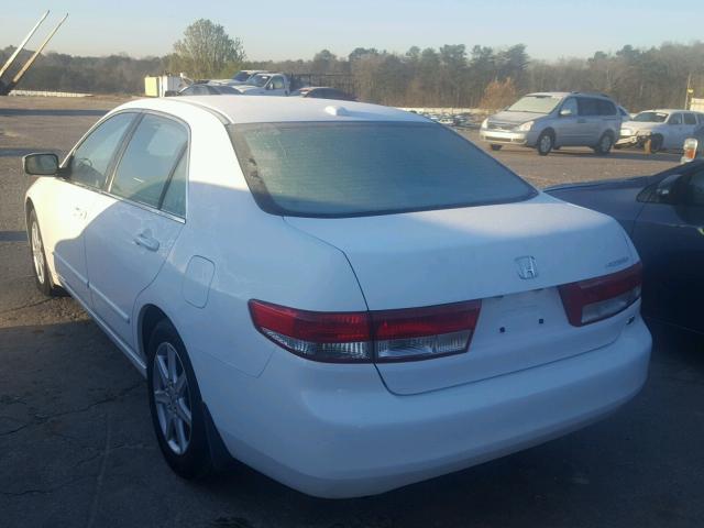 1HGCM66824A053429 - 2004 HONDA ACCORD EX WHITE photo 3