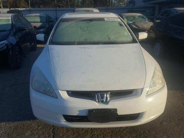 1HGCM66824A053429 - 2004 HONDA ACCORD EX WHITE photo 9