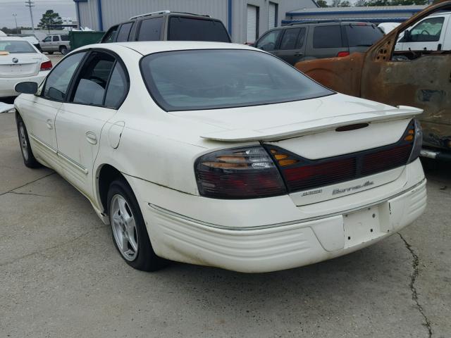 1G2HX54K514220188 - 2001 PONTIAC BONNEVILLE WHITE photo 3