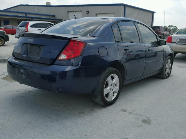 1G8AJ55F47Z189635 - 2007 SATURN ION LEVEL 蓝色 照片 4