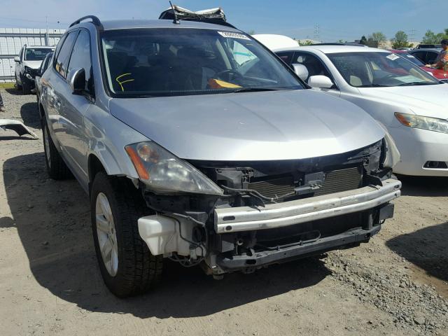 JN8AZ08W97W605942 - 2007 NISSAN MURANO SL SILVER photo 1