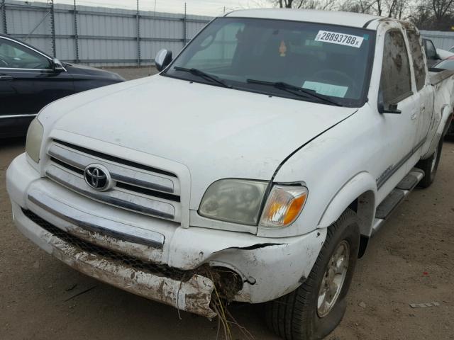 5TBRU34195S452963 - 2005 TOYOTA TUNDRA ACC WHITE photo 2