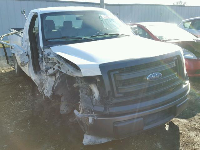 1FTMF1CM0EKG43884 - 2014 FORD F150 WHITE photo 1