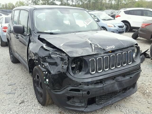 ZACCJAAT0FPB75727 - 2015 JEEP RENEGADE S BLACK photo 1