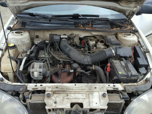 1G1JC5242T7295065 - 1996 CHEVROLET CAVALIER WHITE photo 7