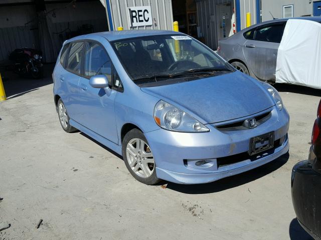 JHMGD37608S003400 - 2008 HONDA FIT SPORT BLUE photo 1