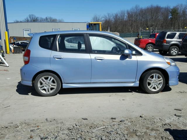 JHMGD37608S003400 - 2008 HONDA FIT SPORT BLUE photo 9