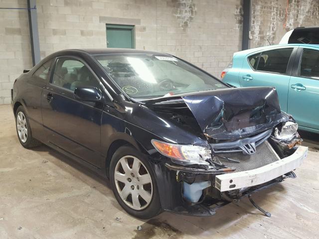 2HGFG12698H564428 - 2008 HONDA CIVIC LX BLACK photo 1