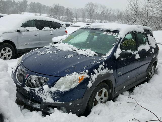 5Y2SL65887Z414456 - 2007 PONTIAC VIBE BLUE photo 2