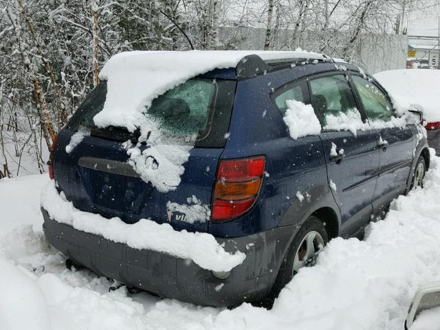 5Y2SL65887Z414456 - 2007 PONTIAC VIBE BLUE photo 4