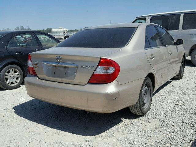 4T1BE32KX4U864087 - 2004 TOYOTA CAMRY LE TAN photo 4