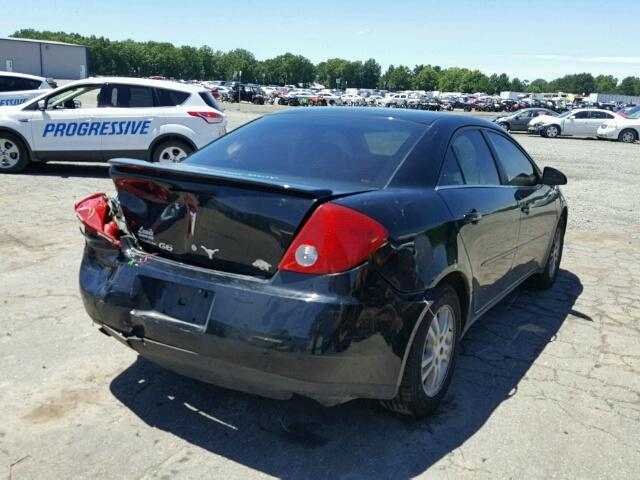 1G2ZF55B664217278 - 2006 PONTIAC G6 SE BLACK photo 4