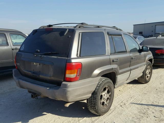 1J4GW58N4XC733598 - 1999 JEEP GRAND CHER GRAY photo 4