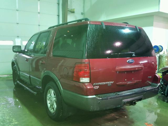 1FMFU16545LB10994 - 2005 FORD EXPEDITION RED photo 3