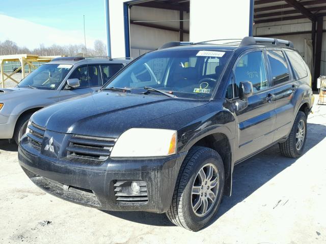 4A4MN41S05E065475 - 2005 MITSUBISHI ENDEAVOR L BLACK photo 2