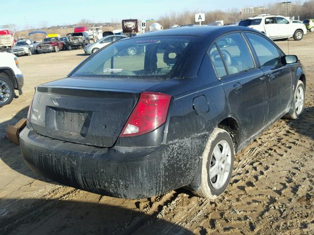 1G8AZ55F17Z190153 - 2007 SATURN ION LEVEL 黑色 照片 4