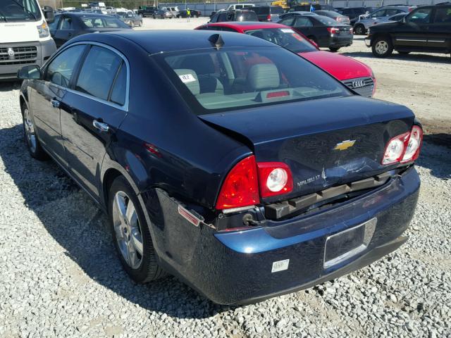 1G1ZC5E05CF294753 - 2012 CHEVROLET MALIBU 1LT BLUE photo 3