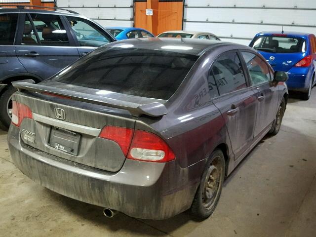 2HGFA1F6XBH009992 - 2011 HONDA CIVIC LX-S ყავისფერი ფოტო 4