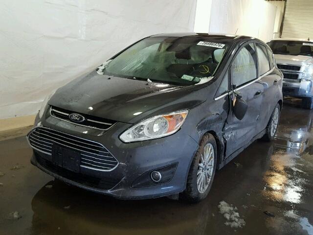 1FADP5BU9FL122170 - 2015 FORD C-MAX SEL CHARCOAL photo 2