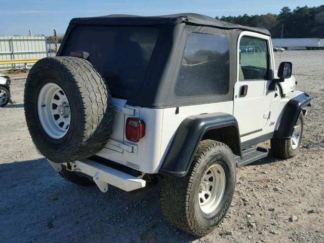 1J4FA69S23P327956 - 2003 JEEP WRANGLER / WHITE photo 4