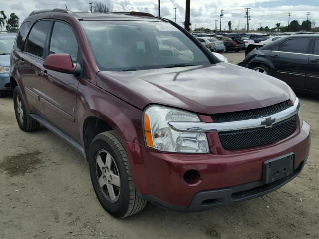 2CNDL33F086024159 - 2008 CHEVROLET EQUINOX LT BURGUNDY photo 1