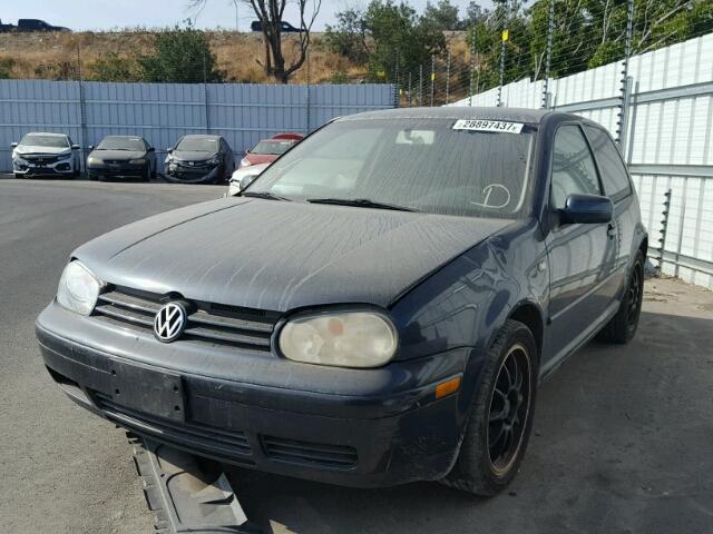 9BWBL61J144005500 - 2004 VOLKSWAGEN GOLF GL GRAY photo 2