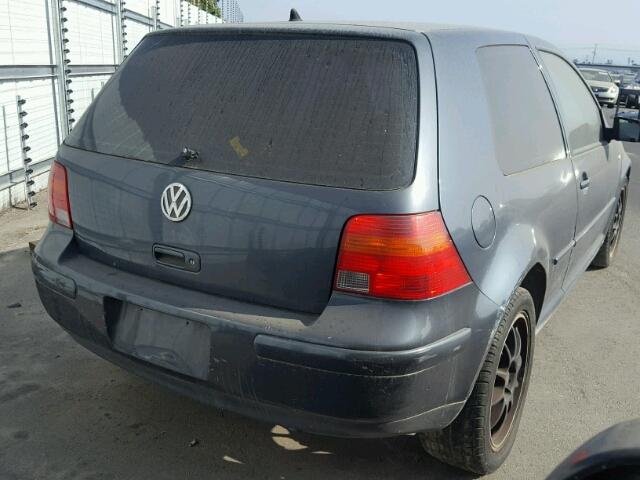 9BWBL61J144005500 - 2004 VOLKSWAGEN GOLF GL GRAY photo 4