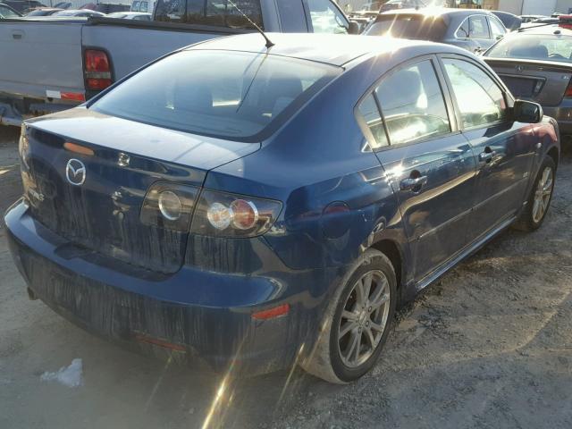 JM1BK324471630161 - 2007 MAZDA 3 S BLUE photo 4