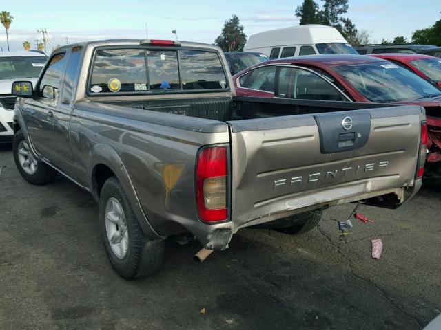 1N6DD26T04C461218 - 2004 NISSAN FRONTIER K BROWN photo 3