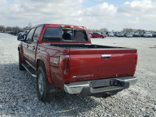 1GCJTDDE4A8107693 - 2010 CHEVROLET COLORADO L RED photo 3