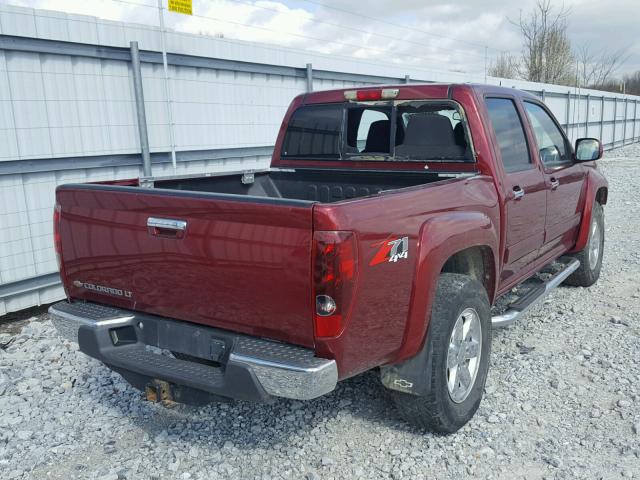 1GCJTDDE4A8107693 - 2010 CHEVROLET COLORADO L RED photo 4