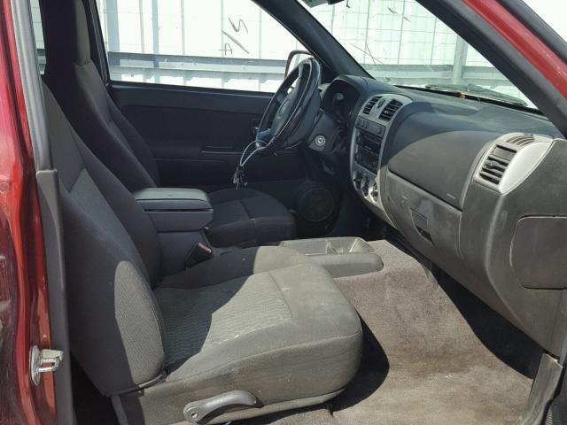 1GCJTDDE4A8107693 - 2010 CHEVROLET COLORADO L RED photo 5