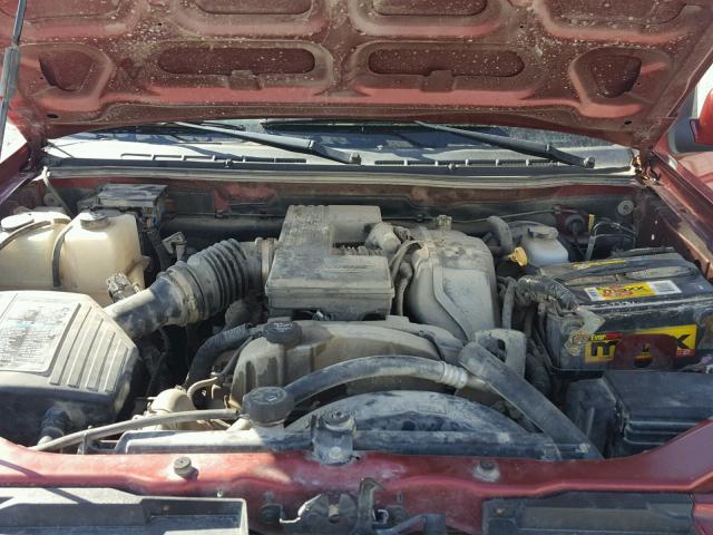 1GCJTDDE4A8107693 - 2010 CHEVROLET COLORADO L RED photo 7