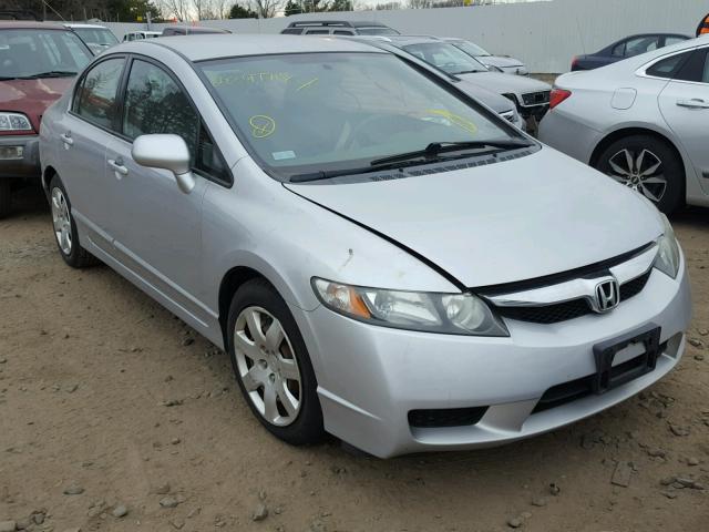 2HGFA1F50AH512369 - 2010 HONDA CIVIC LX SILVER photo 1