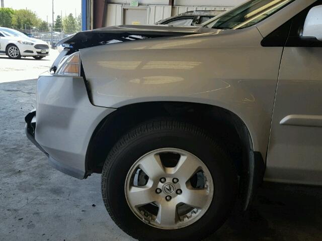 2HNYD18236H522509 - 2006 ACURA MDX SILVER photo 9