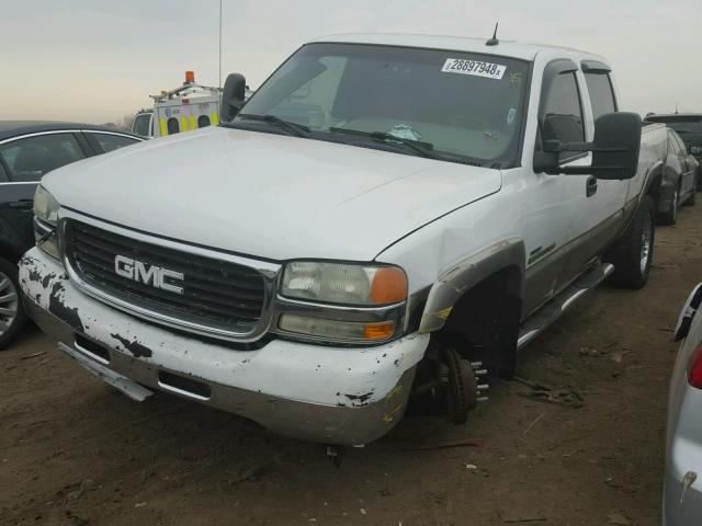 1GTHK23122F211813 - 2002 GMC SIERRA K25 WHITE photo 2