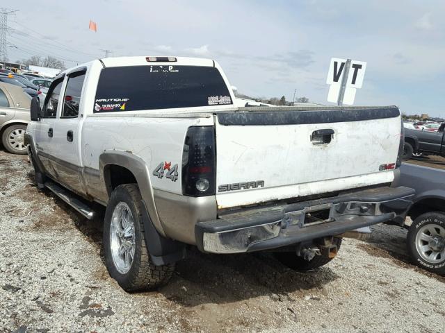 1GTHK23122F211813 - 2002 GMC SIERRA K25 WHITE photo 3