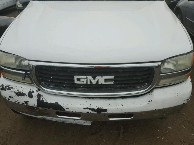 1GTHK23122F211813 - 2002 GMC SIERRA K25 WHITE photo 7