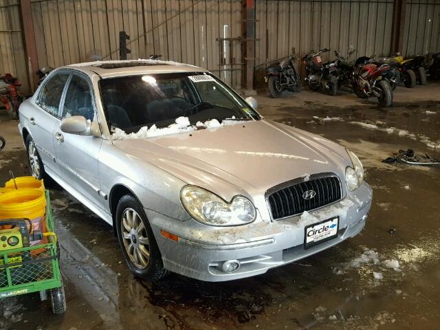 KMHWF35H64A059512 - 2004 HYUNDAI SONATA GLS SILVER photo 1