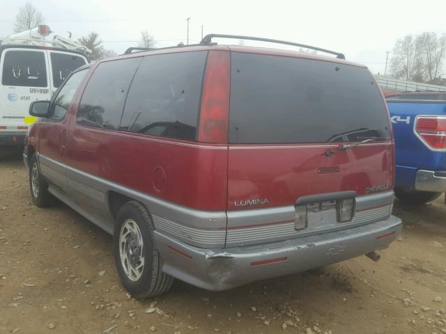 1GNDU06E2TT115220 - 1996 CHEVROLET LUMINA APV BURGUNDY photo 3