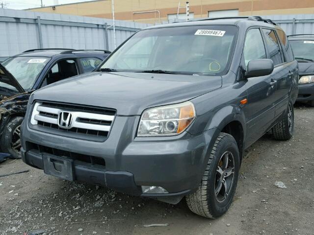 5FNYF18338B503170 - 2008 HONDA PILOT SE GRAY photo 2