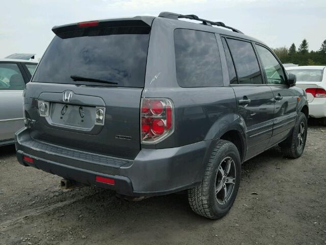 5FNYF18338B503170 - 2008 HONDA PILOT SE GRAY photo 4