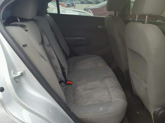 1G1JB5SH5D4122911 - 2013 CHEVROLET SONIC LS 银色 照片 6
