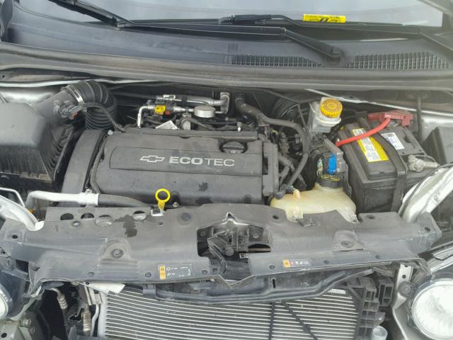 1G1JB5SH5D4122911 - 2013 CHEVROLET SONIC LS 银色 照片 7