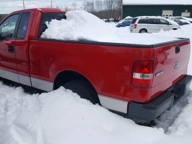 1FTRF12217NA05778 - 2007 FORD F150 RED photo 3