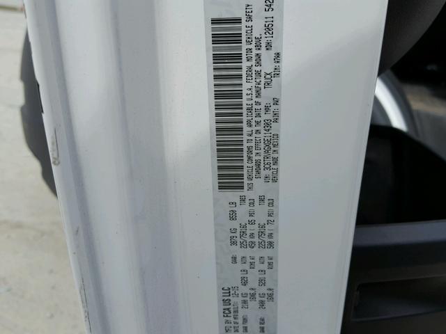 3C6TRVAGXGE114303 - 2016 RAM PROMASTER 白色 照片 10