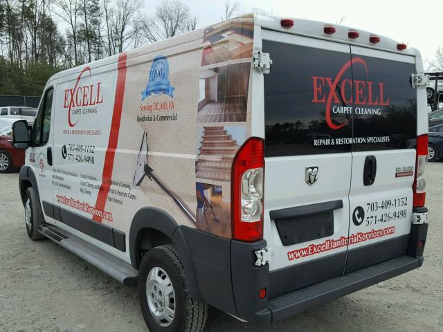 3C6TRVAGXGE114303 - 2016 RAM PROMASTER 白色 照片 3