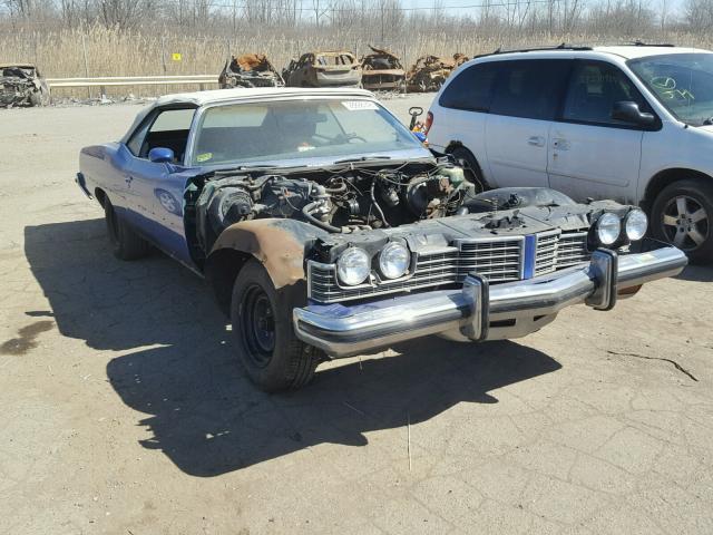 2P67Y3P351848 - 1973 PONTIAC GRANDVILLE BLUE photo 1